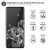 Olixar Samsung Galaxy S20 Ultra Tasche Glas Displayschutzfolie-Schwarz 3