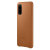 Offisielle Leather Cover Samsung Galaxy S20 Deksel - brun 4
