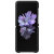 Official Samsung Galaxy Z Flip Genuine Leather Cover Case - Black 4