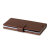 VRS Genuine Leather Stand Samsung Galaxy S20 Plus Folio Case - Brown 4
