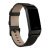 Fitbit Charge 4 Premium Leather Band Strap - Large - Black 3