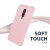Olixar iPhone SE 2020 Soft Silicone Case - Pastel Pink 2