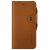 VRS Design Native Leather Diary iPhone SE 2020 Case - Brown 2