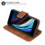 Olixar Genuine Leather iPhone SE 2020 Wallet Case - Brown 2