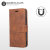 Olixar Genuine Leather iPhone SE 2020 Wallet Case - Brown 4
