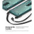 Ringke Fusion X OnePlus 8 Pro Case - Turquoise Green 5