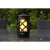 Auraglow Hanging Realistic Flame Camping Lantern - Black 8
