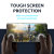 Olixar Samsung Galaxy A21 Tempered Glass Screen Protector - Black 4
