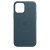 Official Apple iPhone 12 Genuine Leather Case with MagSafe - Blue 2