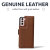 Olixar Genuine Brown Leather Wallet Case - For Samsung Galaxy S21 Plus 3