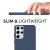 Olixar Midnight Blue Soft Silicone Case - For Samsung Galaxy S21 Ultra 3