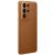 Official Samsung Genuine Brown Leather Cover Case - For Samsung Galaxy S21 Ultra 3