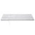 Macally QKey Extended USB Wired Keyboard For Mac & PC - White 8