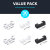 Olixar Self-Adhesive Cable Wall Clip Holders For PC Gaming - 30 Pack 6