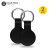 Olixar Apple AirTags Silicone Protective Keyring 2 Pack - Black 2