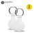 Olixar Apple AirTags Silicone Protective Keyring 2 Pack - White 2