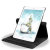 iPad Air 9.7" 2013 1st Gen. 360° Rotation Stand Flip Case - Black 2
