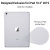 Sdesign iPad 10.2" 2020 8th Gen. Transparent Cover Case - Clear 3