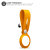 Olixar Apple AirTags Genuine Leather Protective Loop - Yellow 2