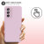 Olixar Samsung Galaxy Quantum 2 Soft Silicone Case - Pastel Pink 3