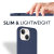 Olixar Soft Silicone Midnight Bluei Case - For iPhone 13 mini 3