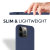 Olixar Soft Silicone Midnight Blue Case - For iPhone 13 Pro 3