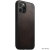 Nomad Horween Leather Modern Brown Case - For iPhone 13 3