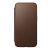 Nomad Horween Leather Modern Folio Brown Case - For iPhone 13 8
