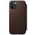 Nomad Horween Leather Modern Folio Brown Case - For iPhone 13 Pro 8
