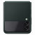 Official Samsung Galaxy Z Flip 3 Genuine Leather Cover Case - Green 2
