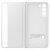 Official Samsung Smart Clear View Cover White Case - For Samsung Galaxy S21 FE 2
