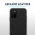 Olixar Genuine Leather Samsung Galaxy A03S Slim Case - Black 2