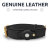 Olixar Genuine Leather Apple AirTags Dog Collar - Small - Black 3