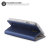 Olixar Leather-Style Nokia G20 Wallet Stand Case - Navy Blue 3
