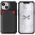 Ghostek Exec 5 Genuine Leather Wallet Black Case - For Apple iPhone 13 2
