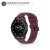 Olixar Samsung Galaxy Watch 4 Soft Silicone Strap - 20mm M/L - Maroon 3