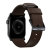 Nomad Apple Watch Series 7 45mm Brown Leather Strap - Black Hardware 5