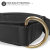 Olixar Genuine Leather Apple AirTags Dog Collar - Small - Black 2