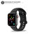 Olixar Black Silicone Strap - For Apple Watch Series 7 41mm 3