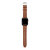 Olixar Genuine  Dark Brown Leather Strap - For Apple Watch Series 7 45mm 2