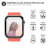 Olixar Soft Full Glass 41mm Screen Protector - For Apple Watch Series 7 2