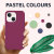 Olixar MagSafe Compatible Soft Silicone Purple Case - For iPhone 13 Mini 3