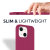 Olixar MagSafe Compatible Soft Silicone Plum Case - For iPhone 13 Mini 4