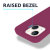 Olixar MagSafe Compatible Soft Silicone Plum Case - For iPhone 13 Mini 5
