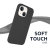 Olixar MagSafe Compatible  Soft Silicone Black Case - For iPhone 13 Mini 7