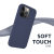 Olixar MagSafe Compatible Soft Silicone Navy Case - For iPhone 13 Pro 7