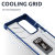 Olixar Magnetic Ring Stand Blue Case - For Samsung Galaxy S22 Ultra 6