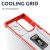 Olixar Magnetic Ring Stand Red Case - For Samsung Galaxy S22 Ultra 6