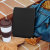 Olixar Leather-Style Microsoft Surface Pro 8 Folio Stand Case - Black 9