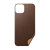 Nomad Horween Leather Rustic Brown Skin - For iPhone 13 2